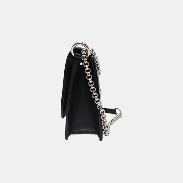 Calfskin Shoulder Bag Black