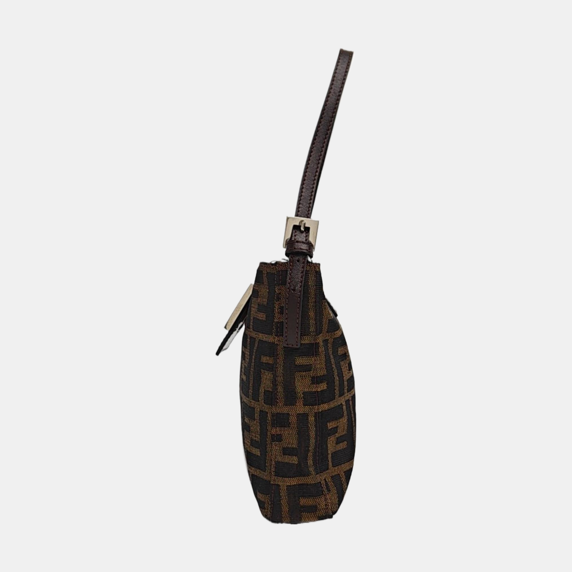 Canvas Top Handle Bag Brown