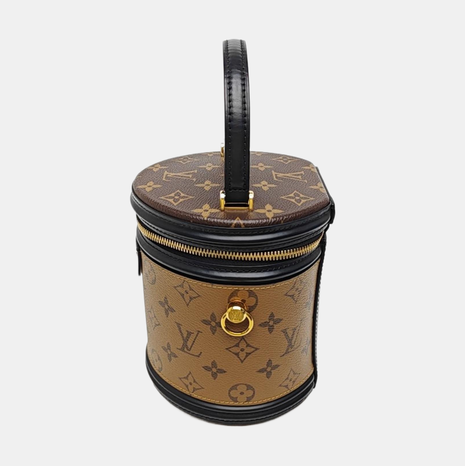 CANNES PM Monogram Coated Canvas Brown
