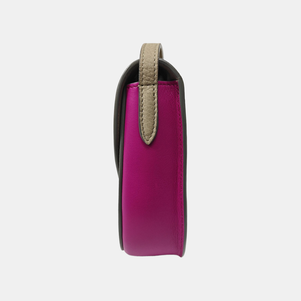 TROTTEUR Small Calfskin Gray