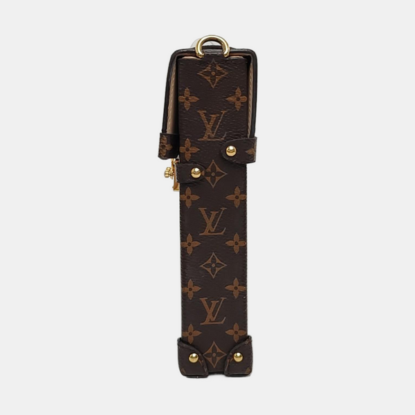 TRUNK Monogram Coated Canvas Brown
