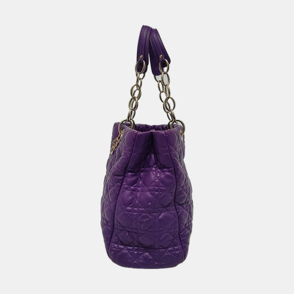 Dior Soft Cannage Calfskin Purple