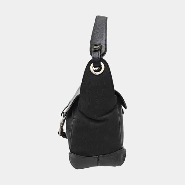 Canvas Top Handle Bag Black