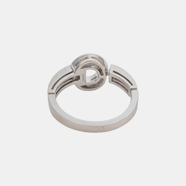 BVLGARI BVLGARI 18k White Gold Silver Ring EU 56