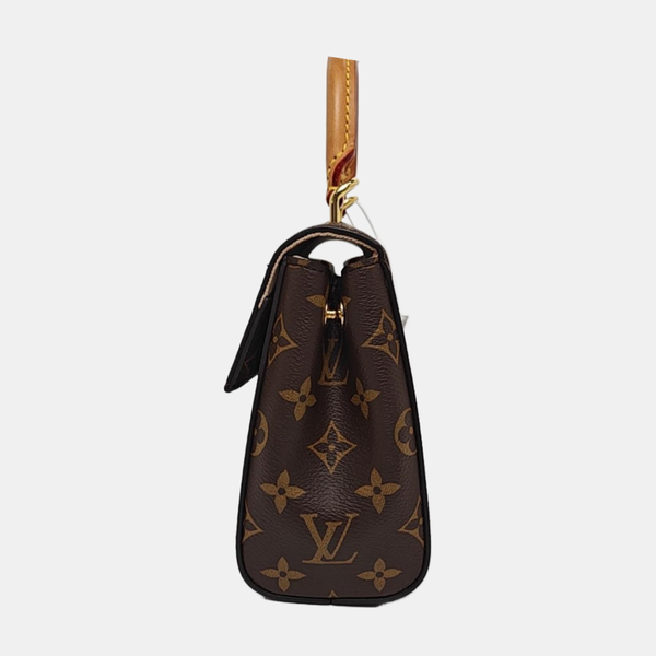 CLUNY PM Monogram Coated Canvas Brown