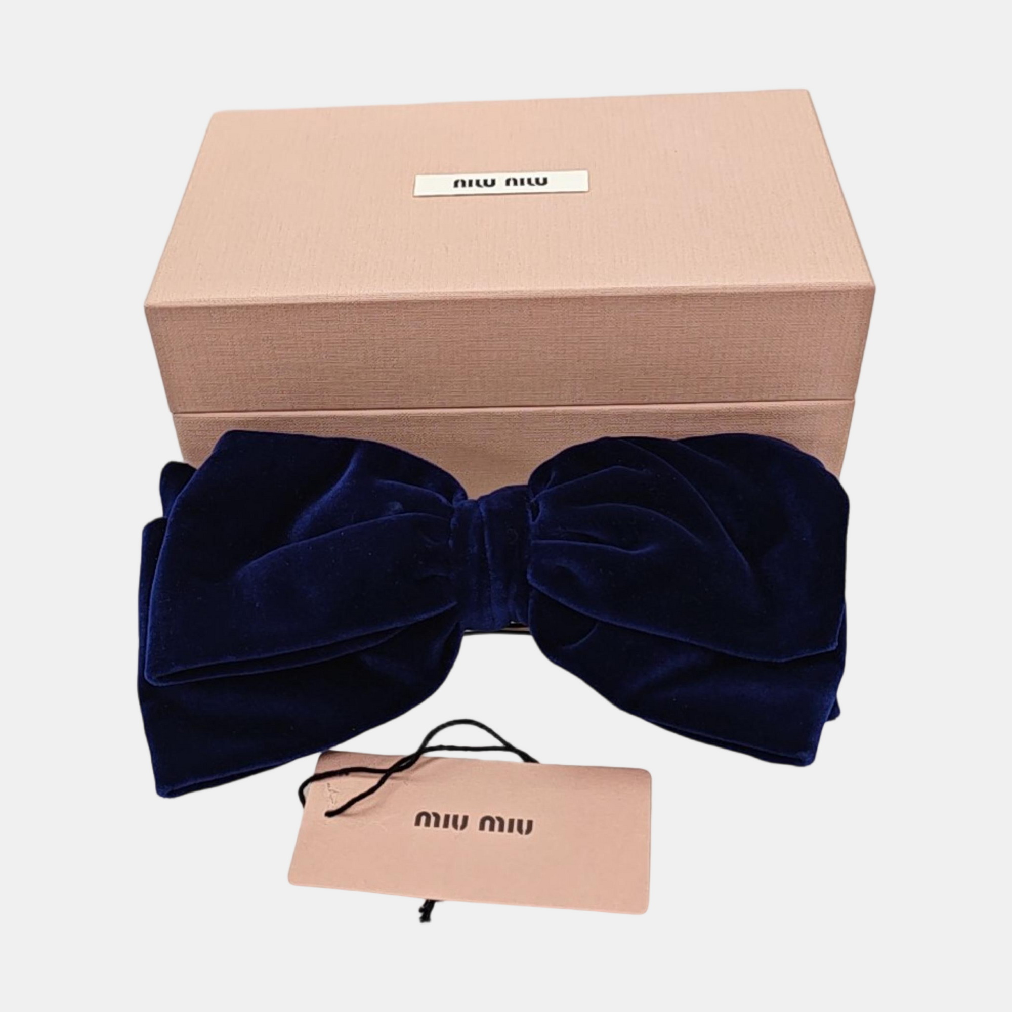 Fabric Hair Clip Blue