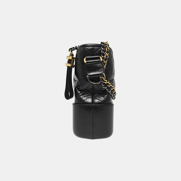 GABRIELLE Quilted Calfskin Black
