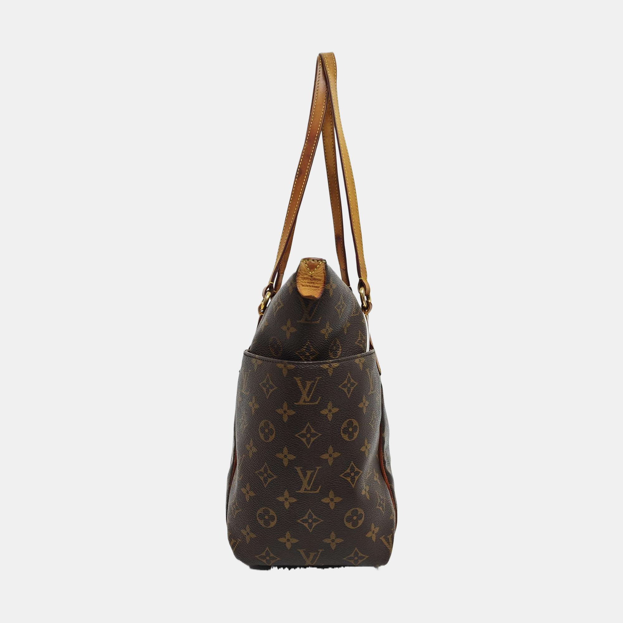 TOTALLY MM Monogram Coated Canvas Brown