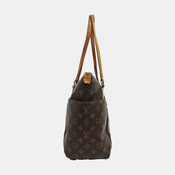 TOTALLY MM Monogram Coated Canvas Brown
