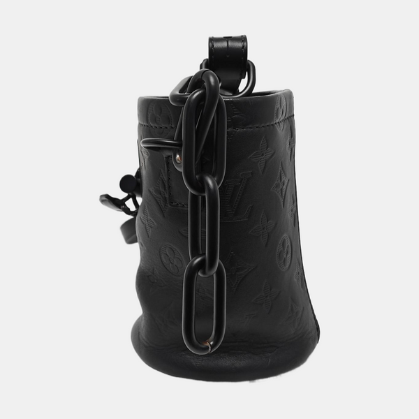 CHALK Monogram Calfskin Black