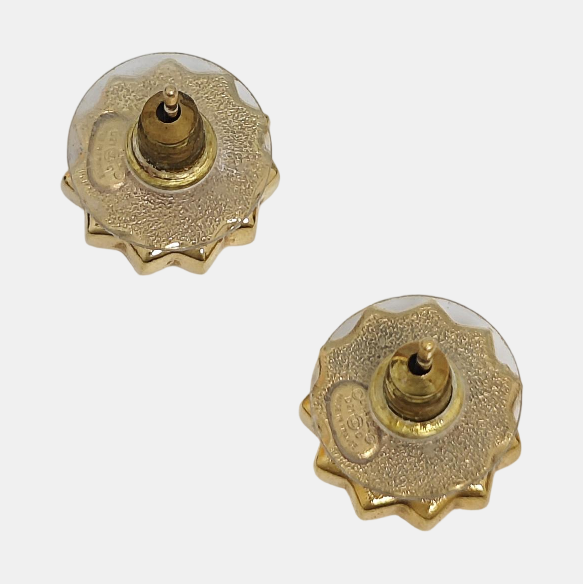 Metal Gold Stud Earrings