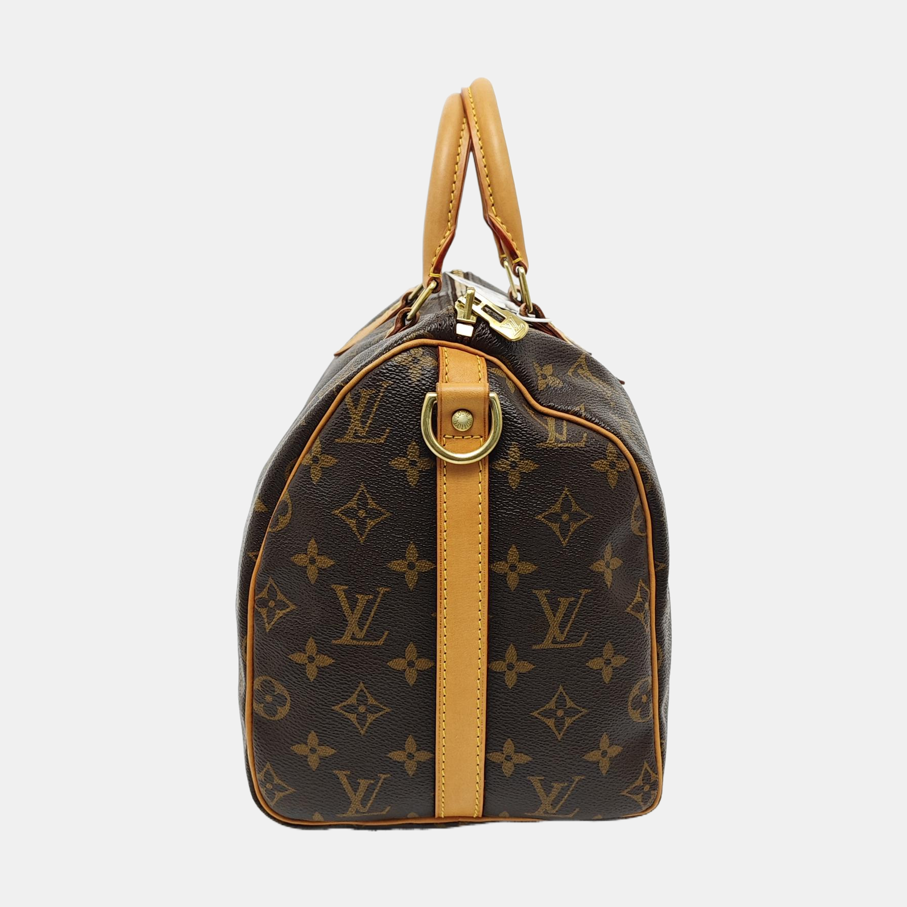 SPEEDY 30 Monogram Coated Canvas Brown