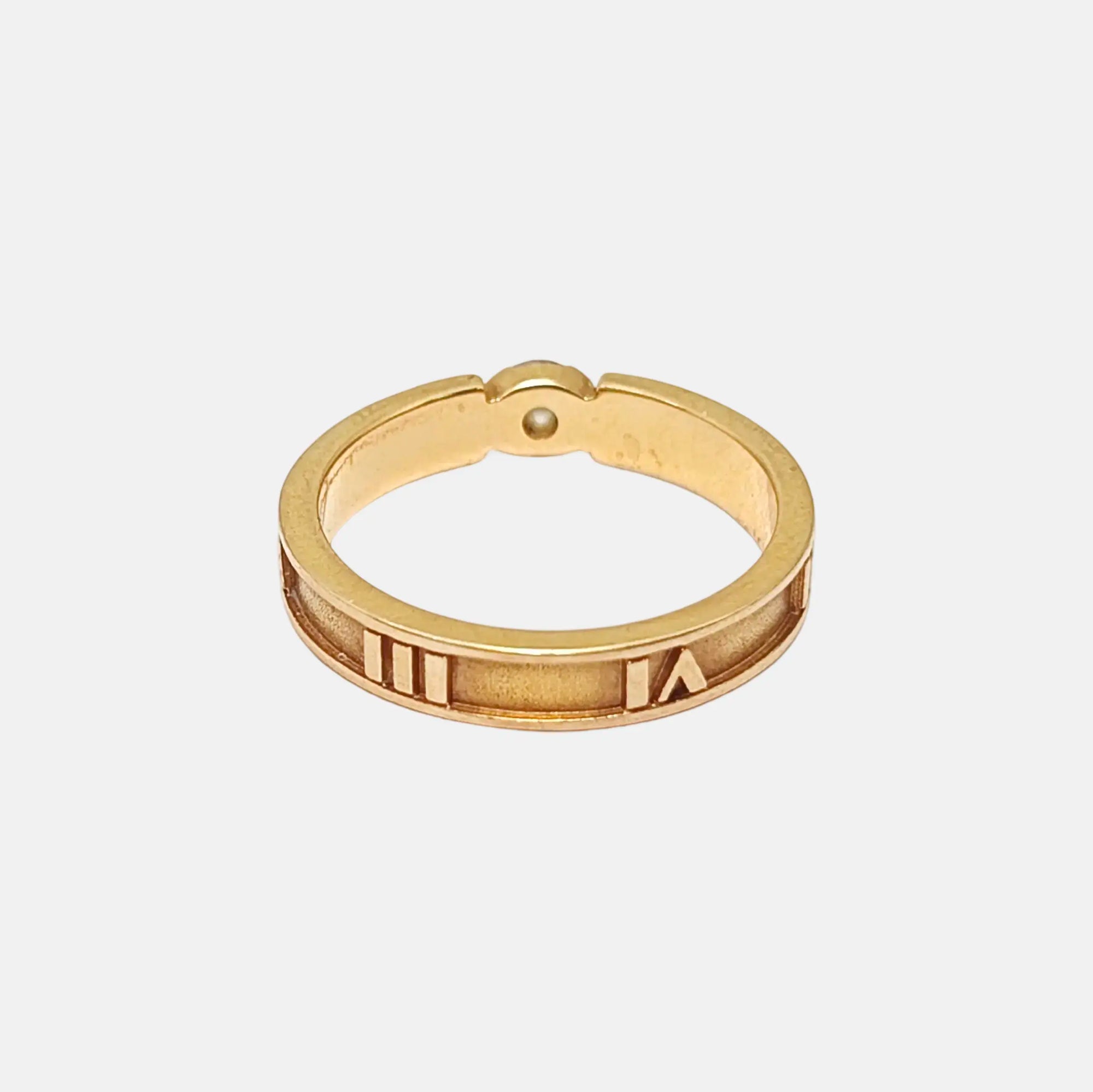 Atlas 18k Rose Gold Ring EU 46