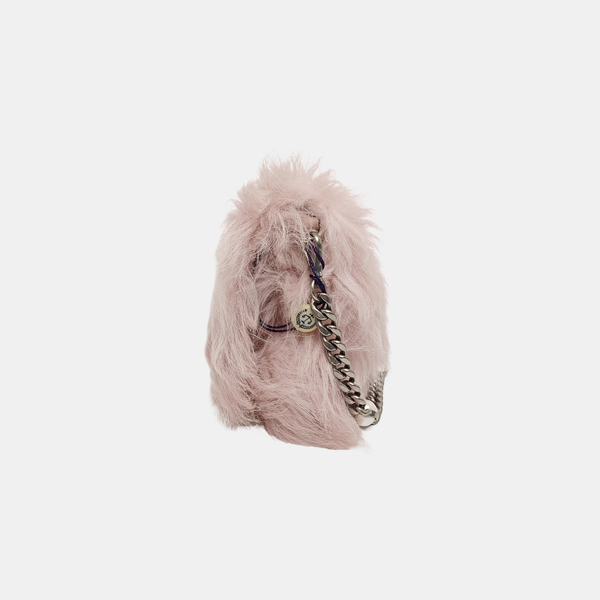 Fabric Shoulder Bag Pink