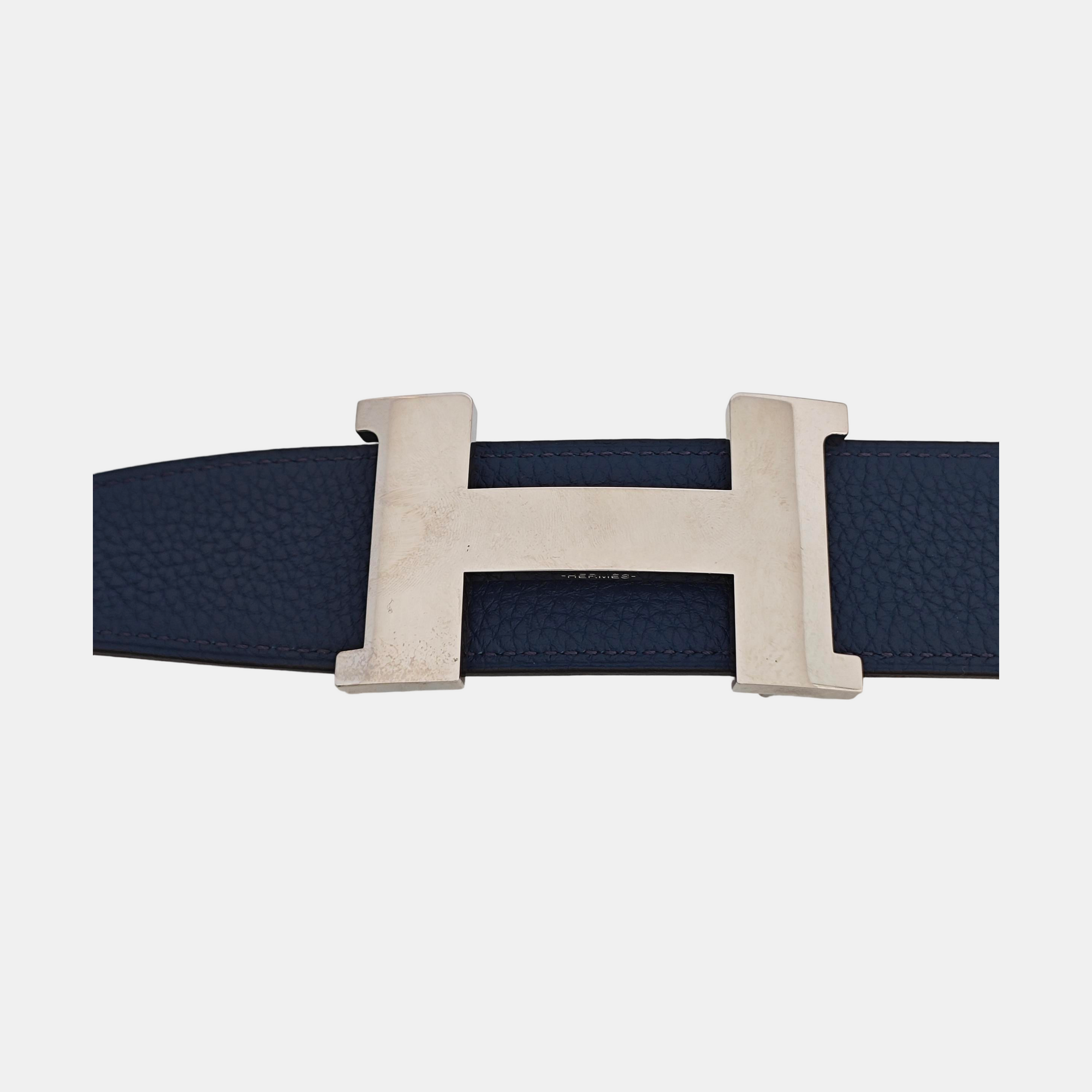 Leather Belt Blue
