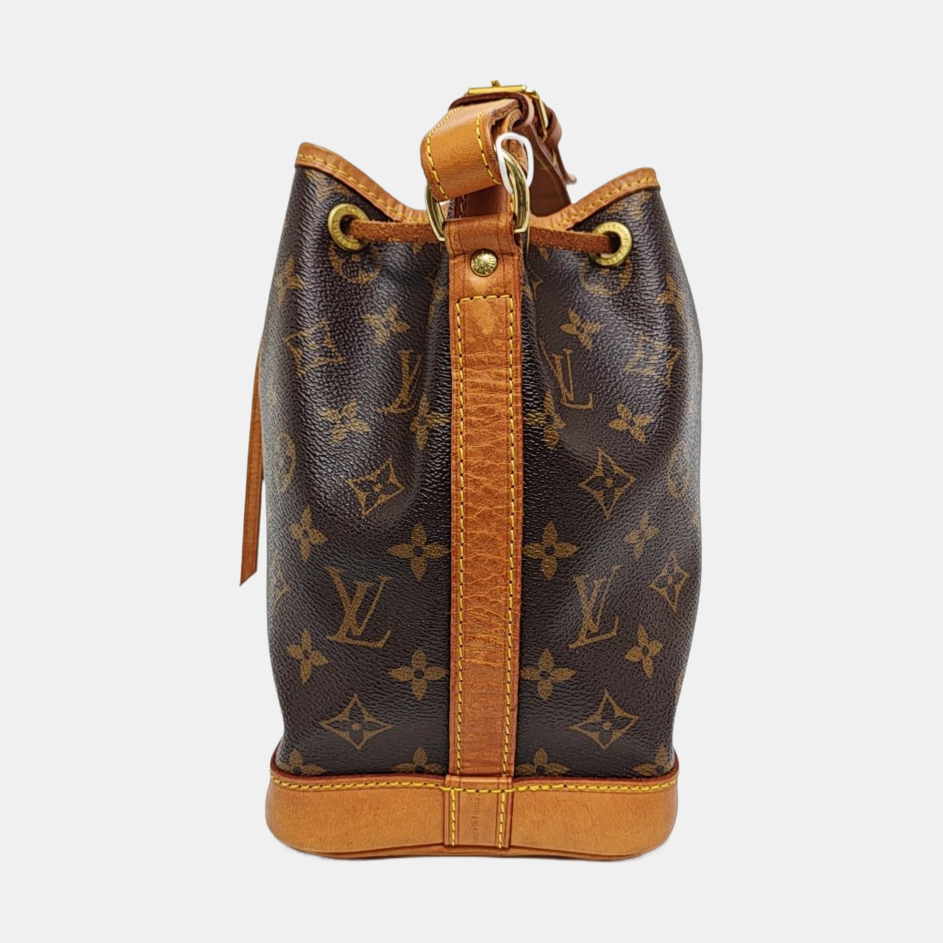 NOÉ BB Monogram Coated Canvas Brown