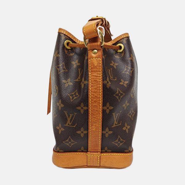 NOÉ BB Monogram Coated Canvas Brown