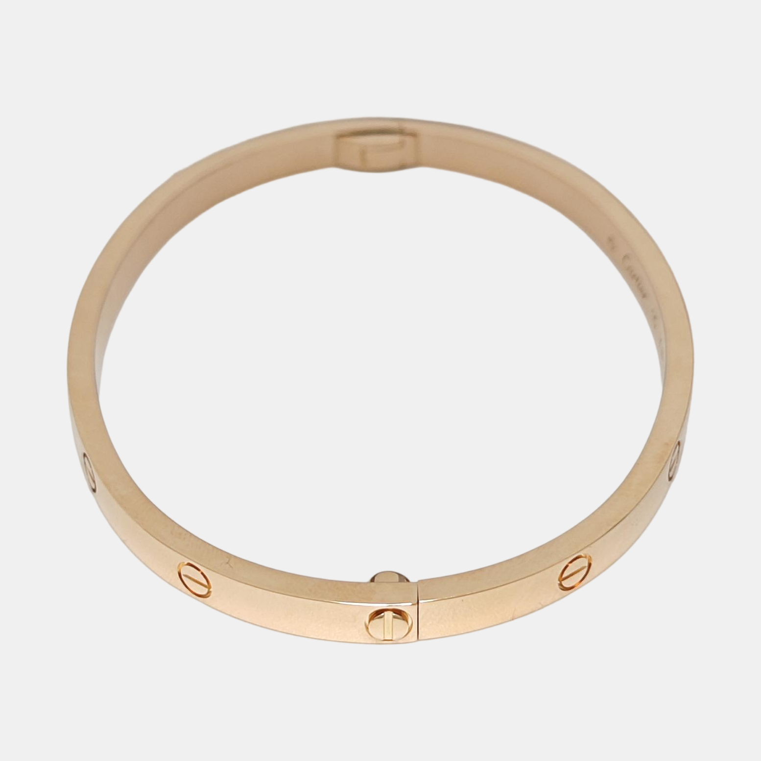 LOVE 18k Rose Gold Bangle