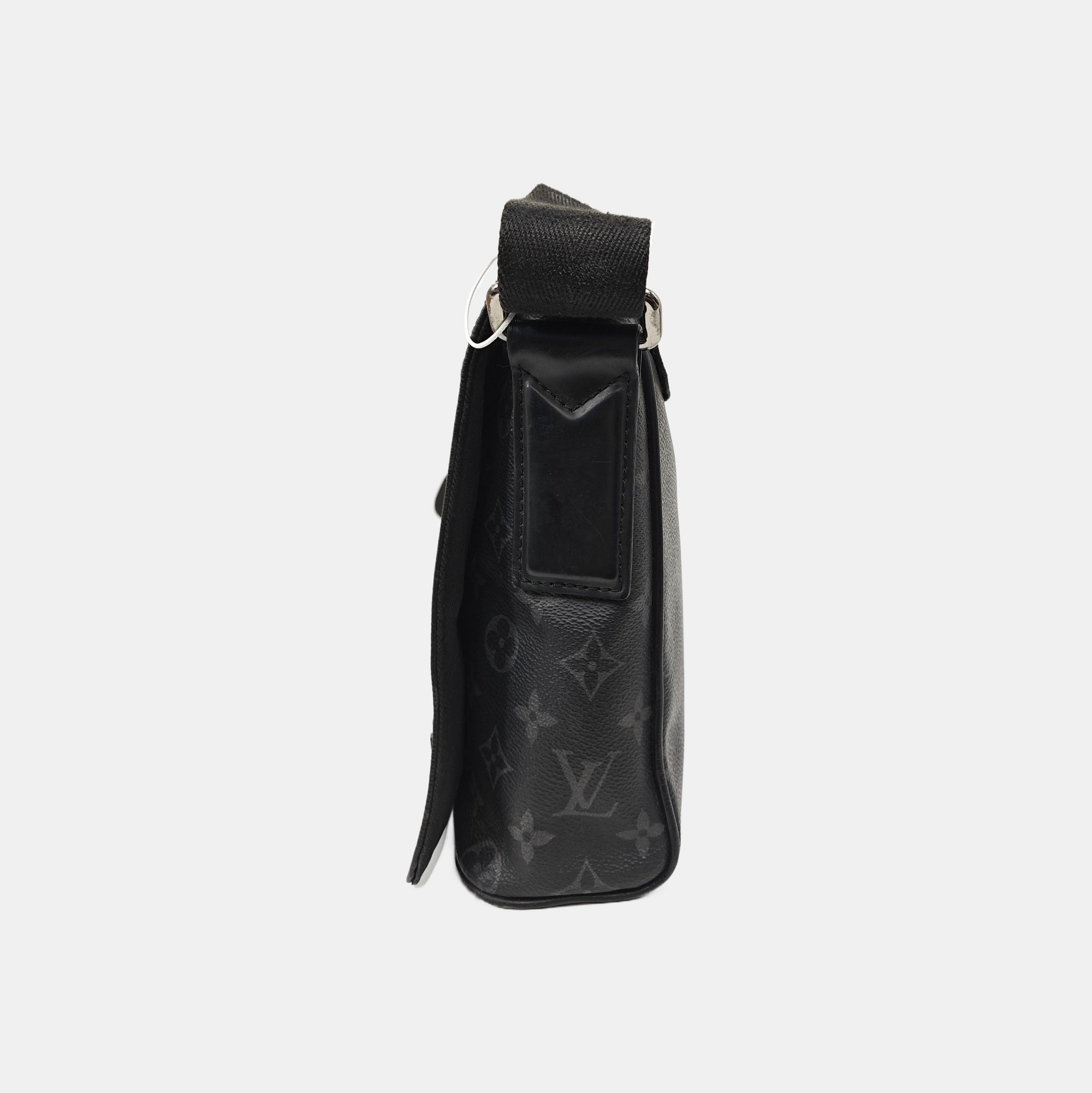 DISTRICT PM Monogram Coated Canvas Black