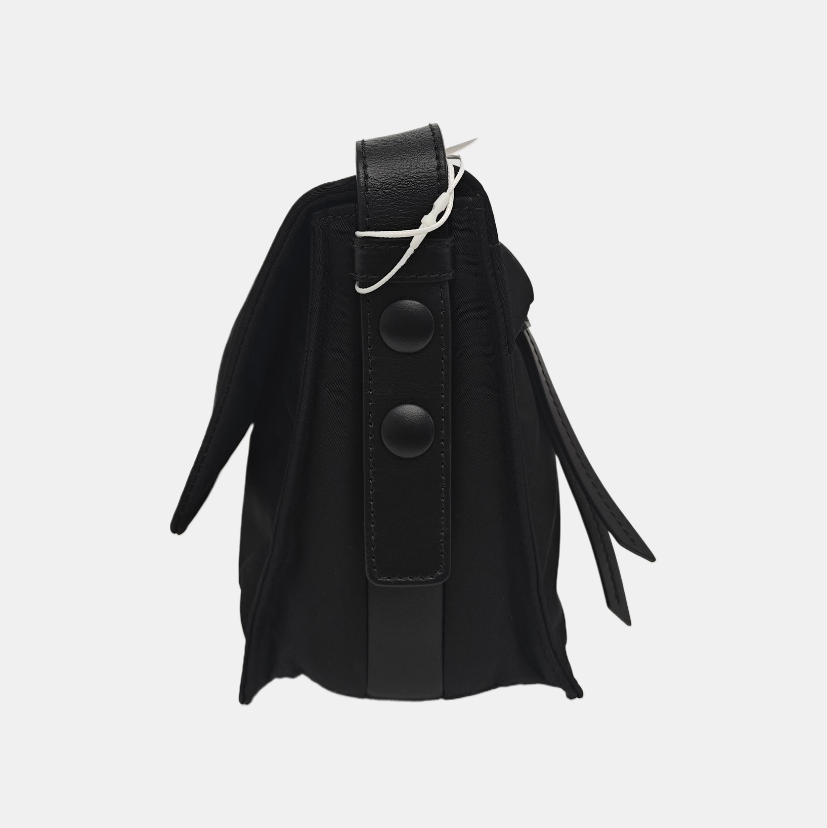 Nylon Shoulder Bag Black
