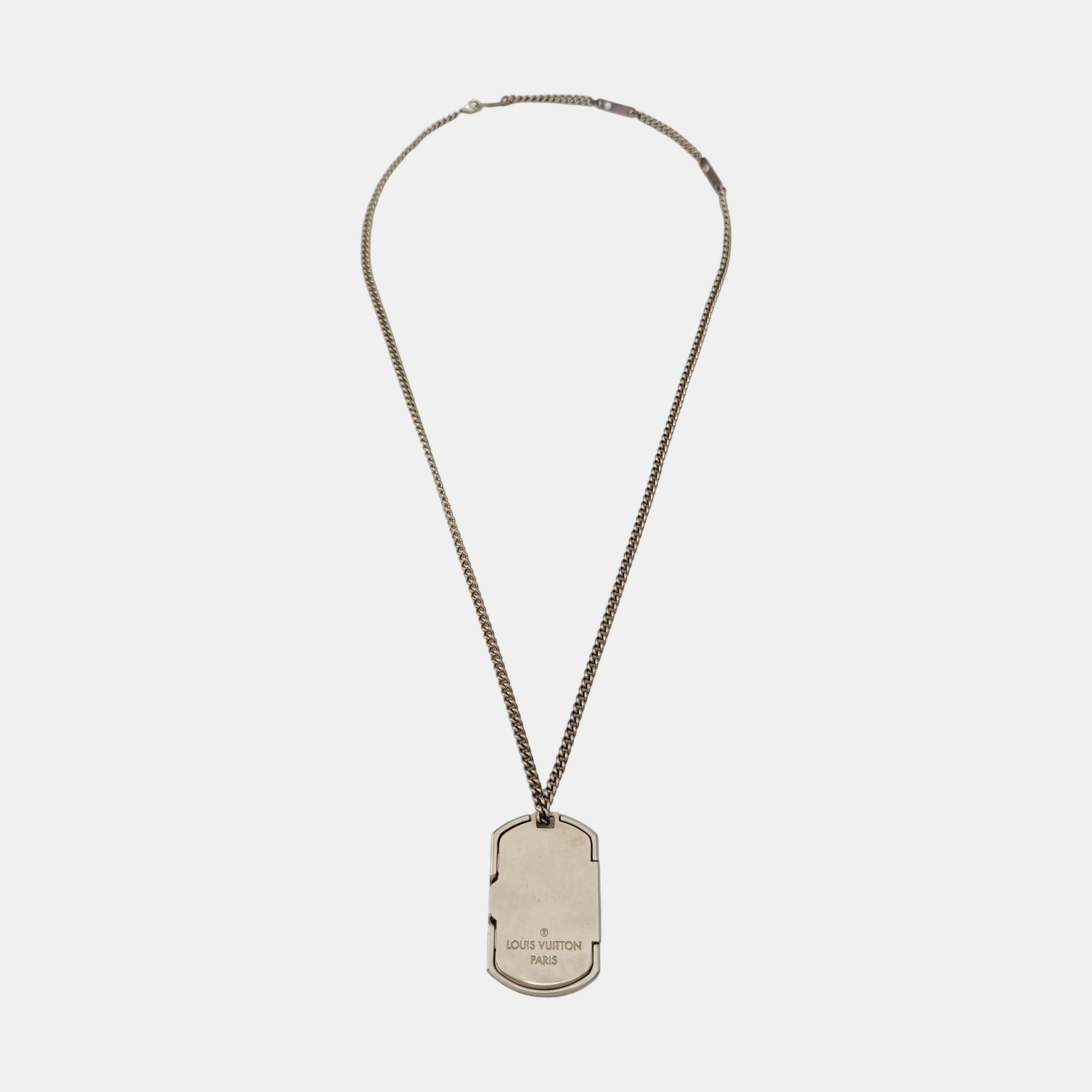 MONOGRAM ECLIPSE Metal Silver Necklace