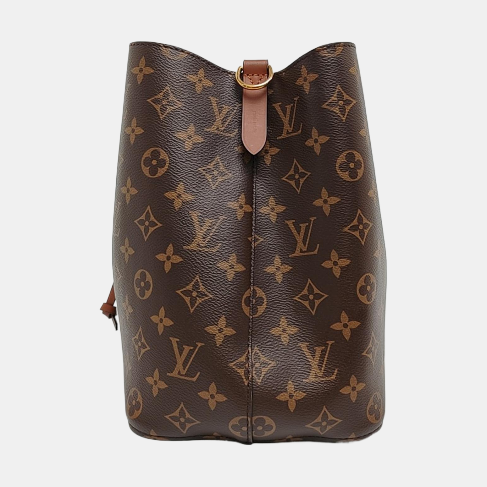 NÉONOÉ MM Monogram Coated Canvas Brown