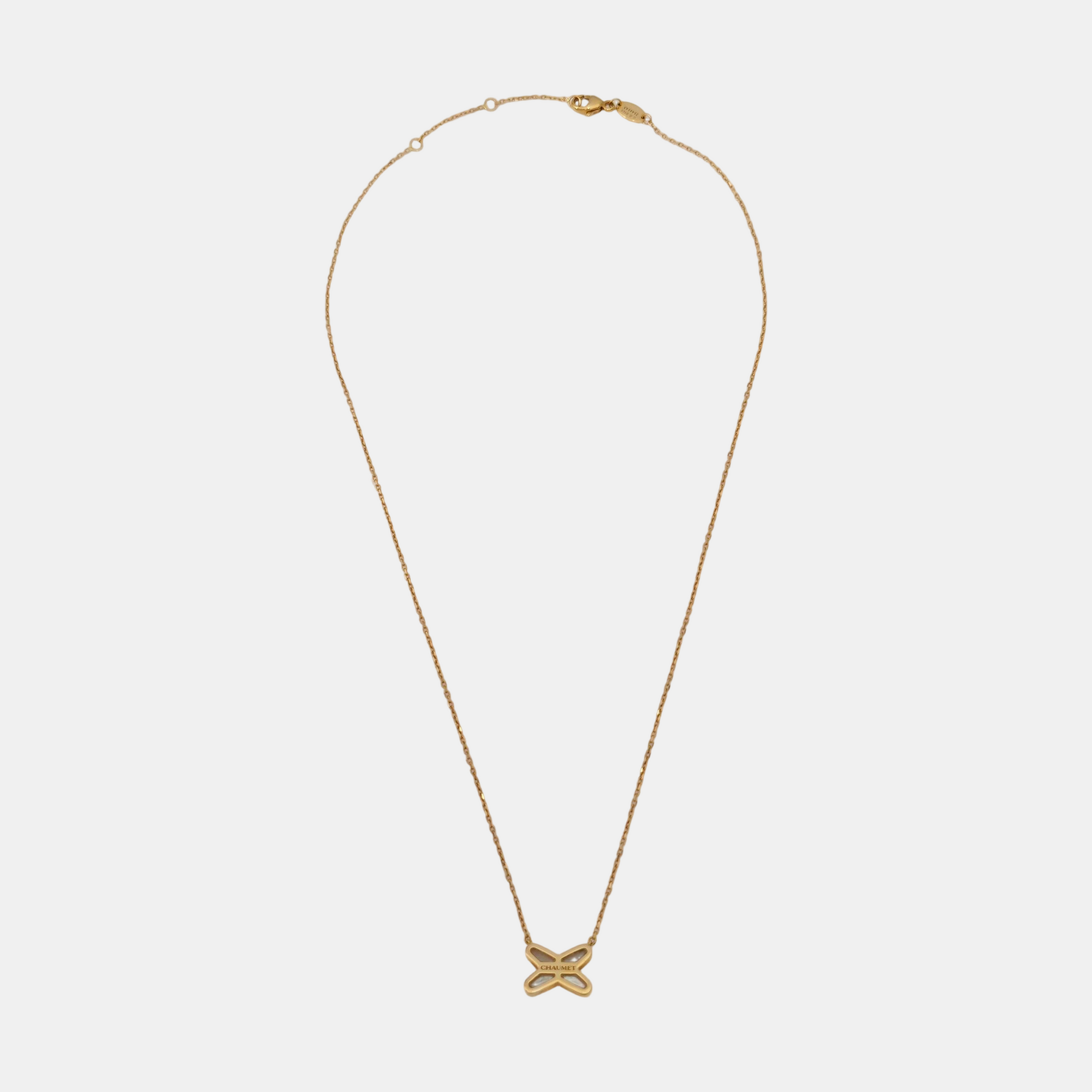 Jeux De Liens 18k Rose Gold Necklace