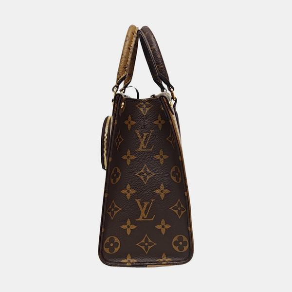 ONTHEGO PM Monogram Coated Canvas Brown