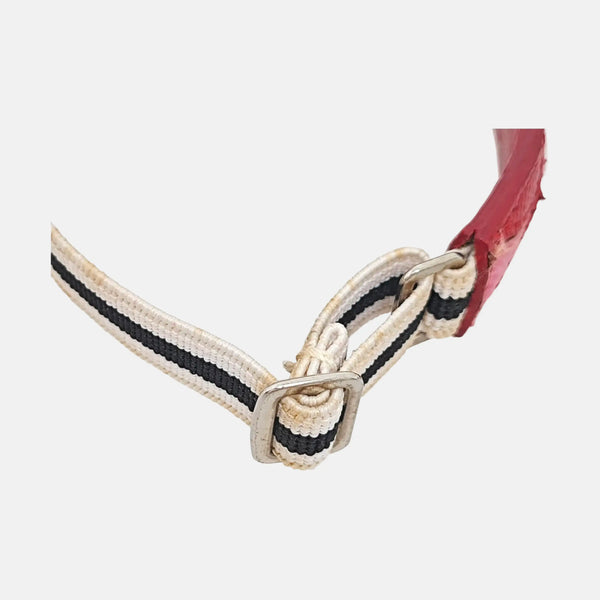 Leather Red Bangle