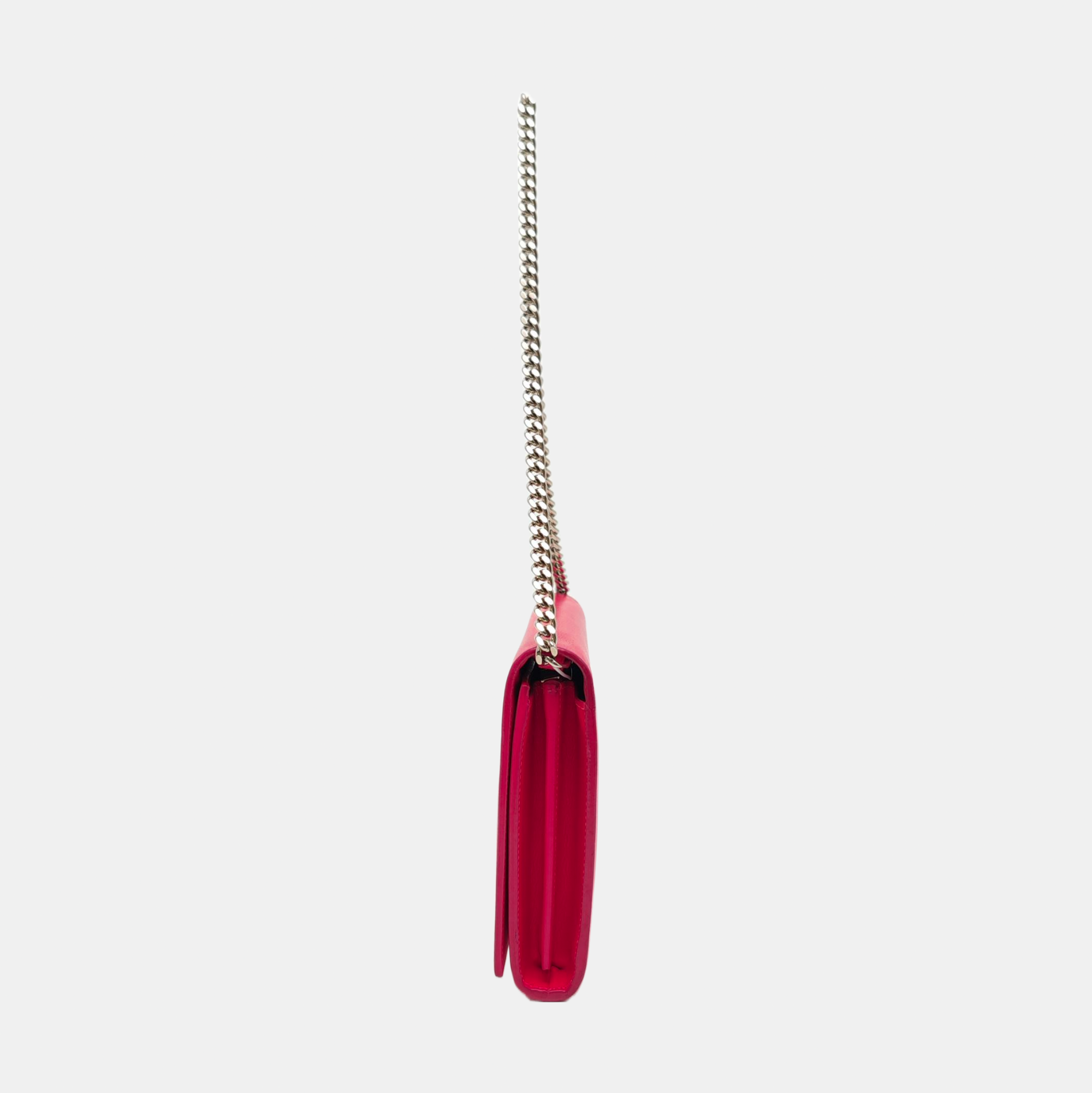 Calfskin Shoulder Bag Red