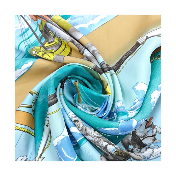 Mulberry Silk Silk Scarf Multicolor