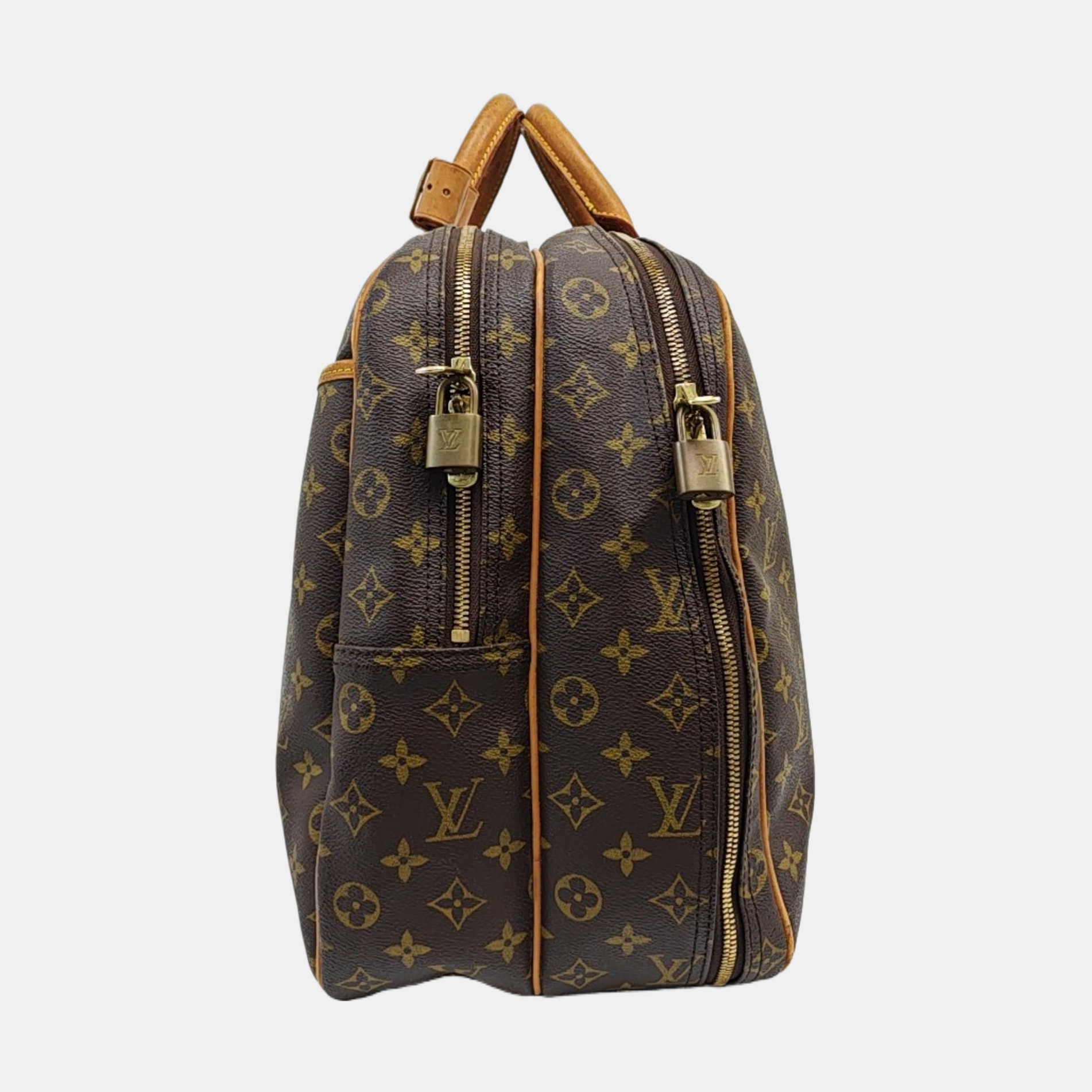 ALIZÉ Monogram Coated Canvas Brown