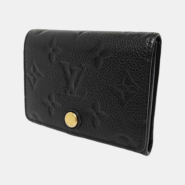 Calfskin Card Holder Black