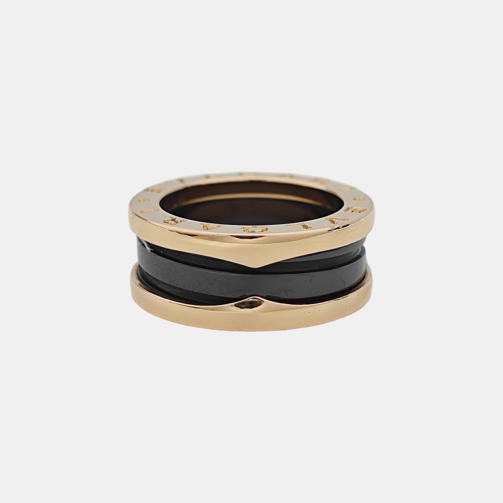 B.ZERO1 18k Rose Gold Ring EU 49