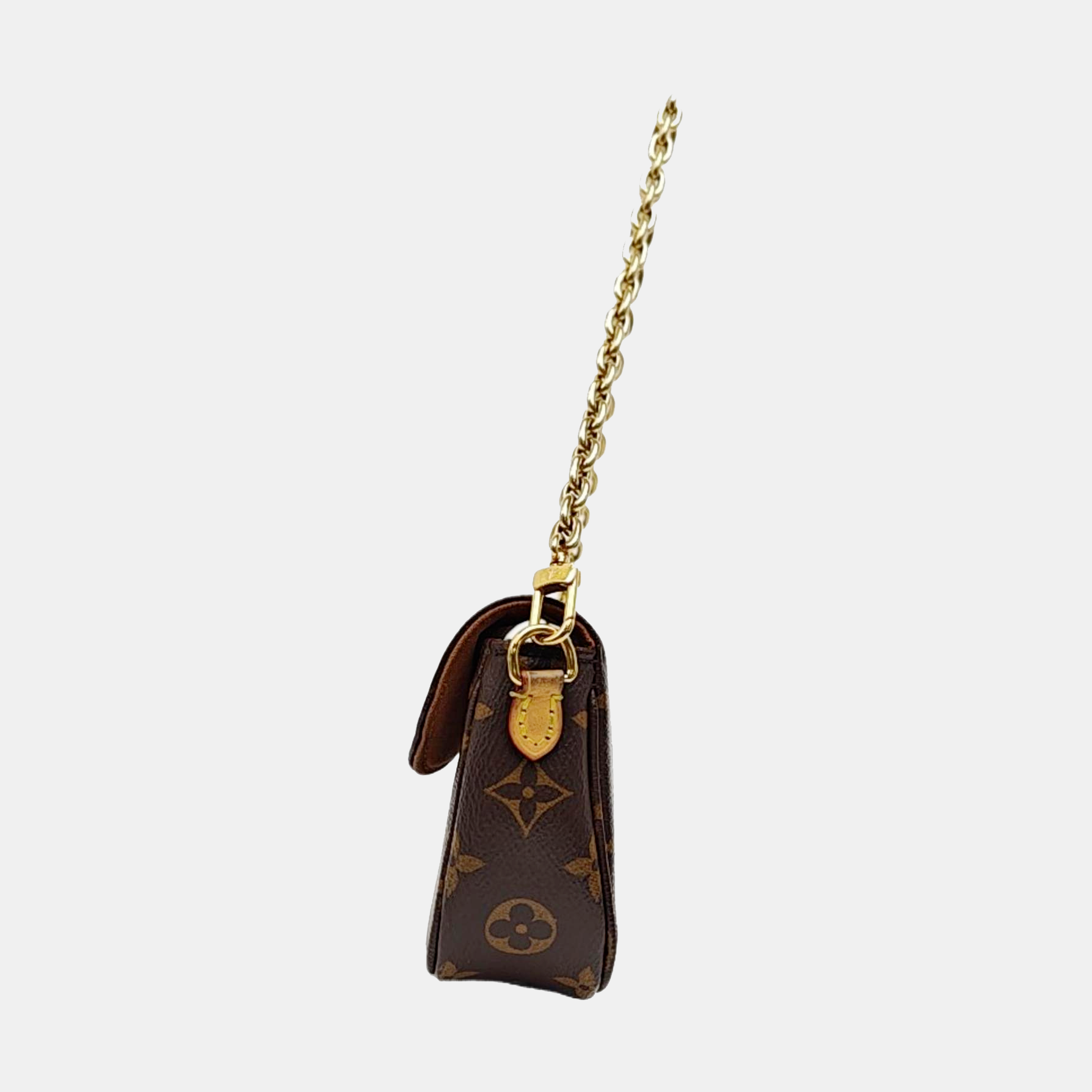 IVY Monogram Coated Canvas Brown