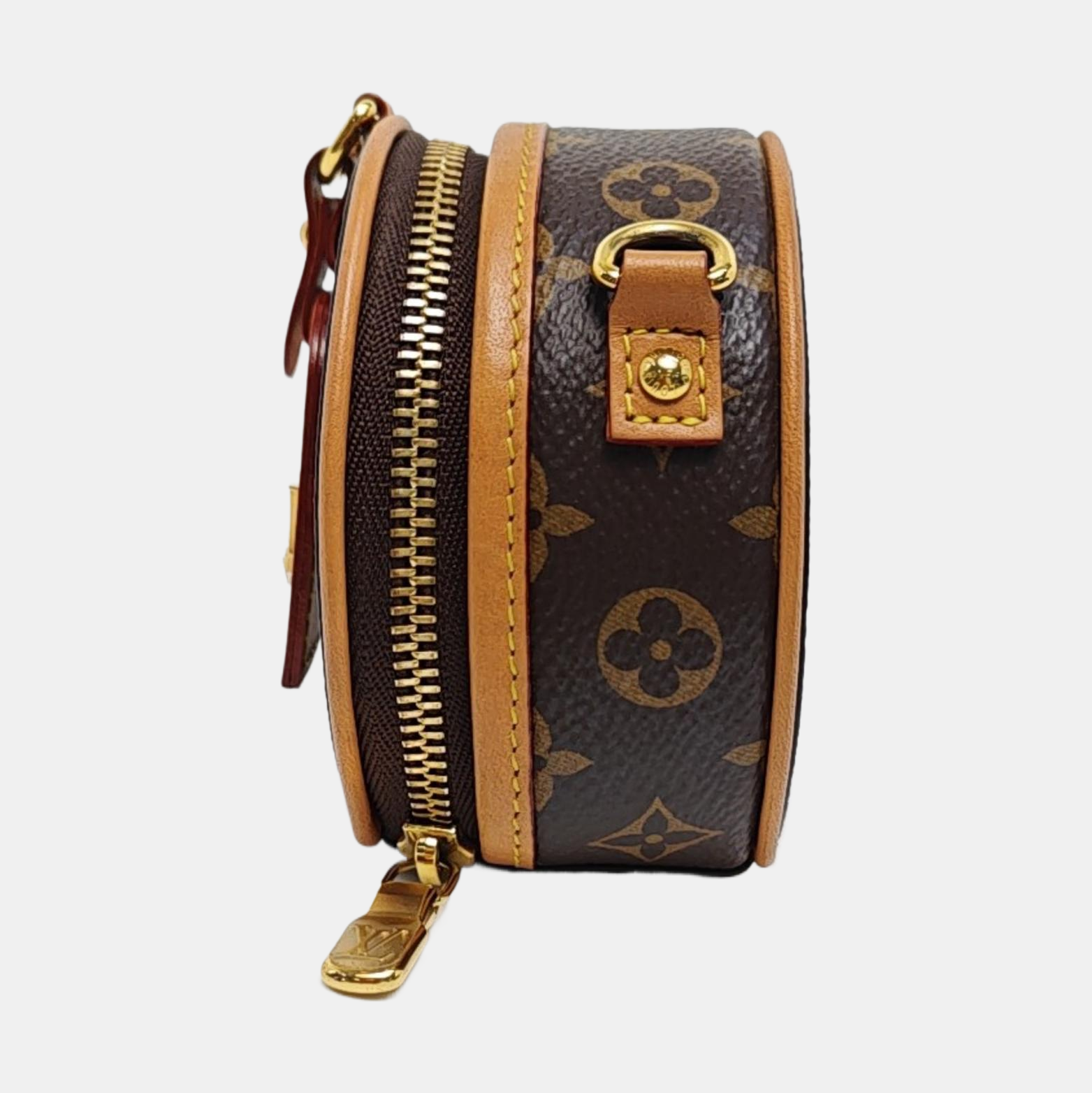 BOITE CHAPEAU Monogram Coated Canvas Brown
