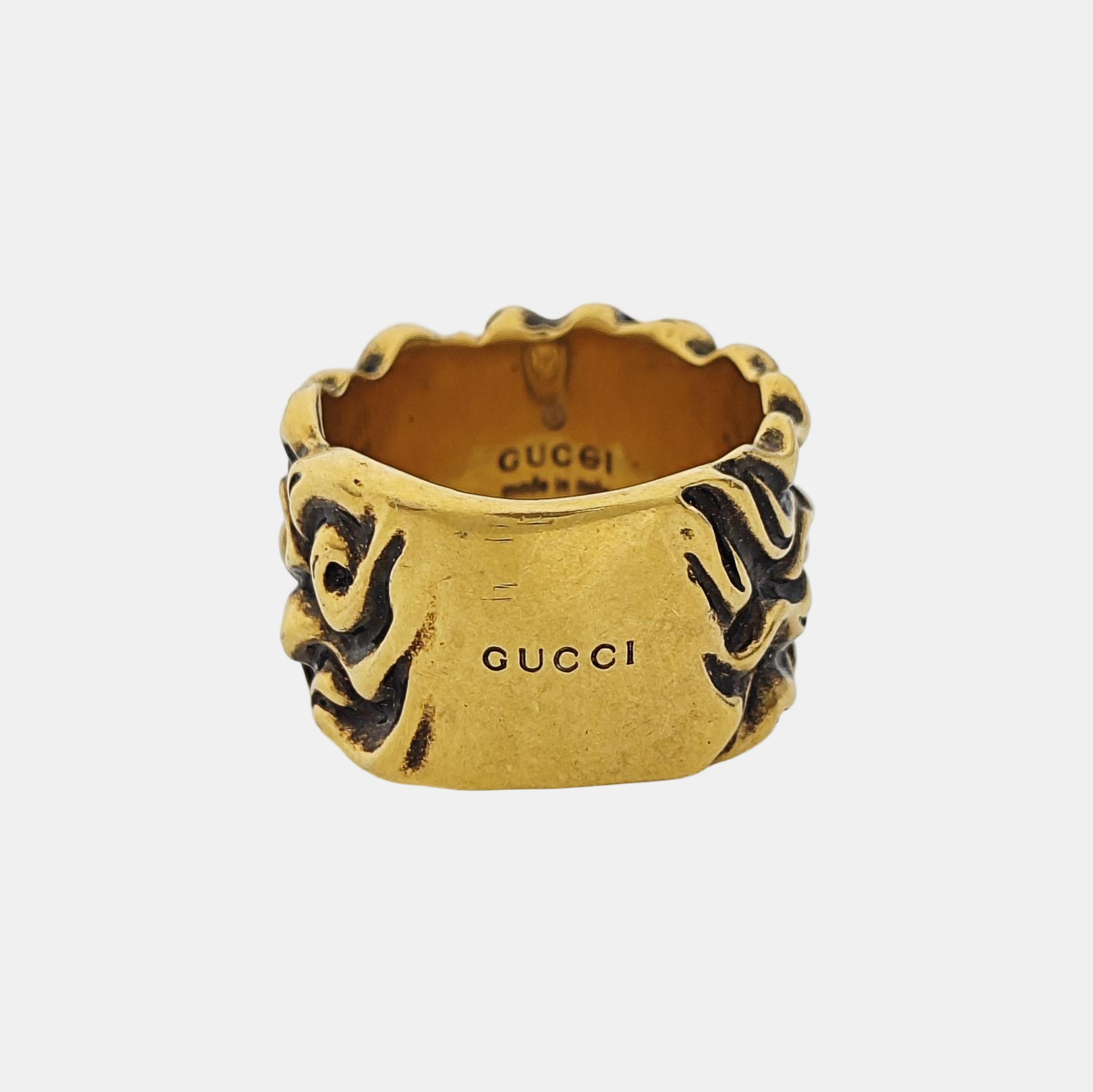 Metal Gold Ring EU 52