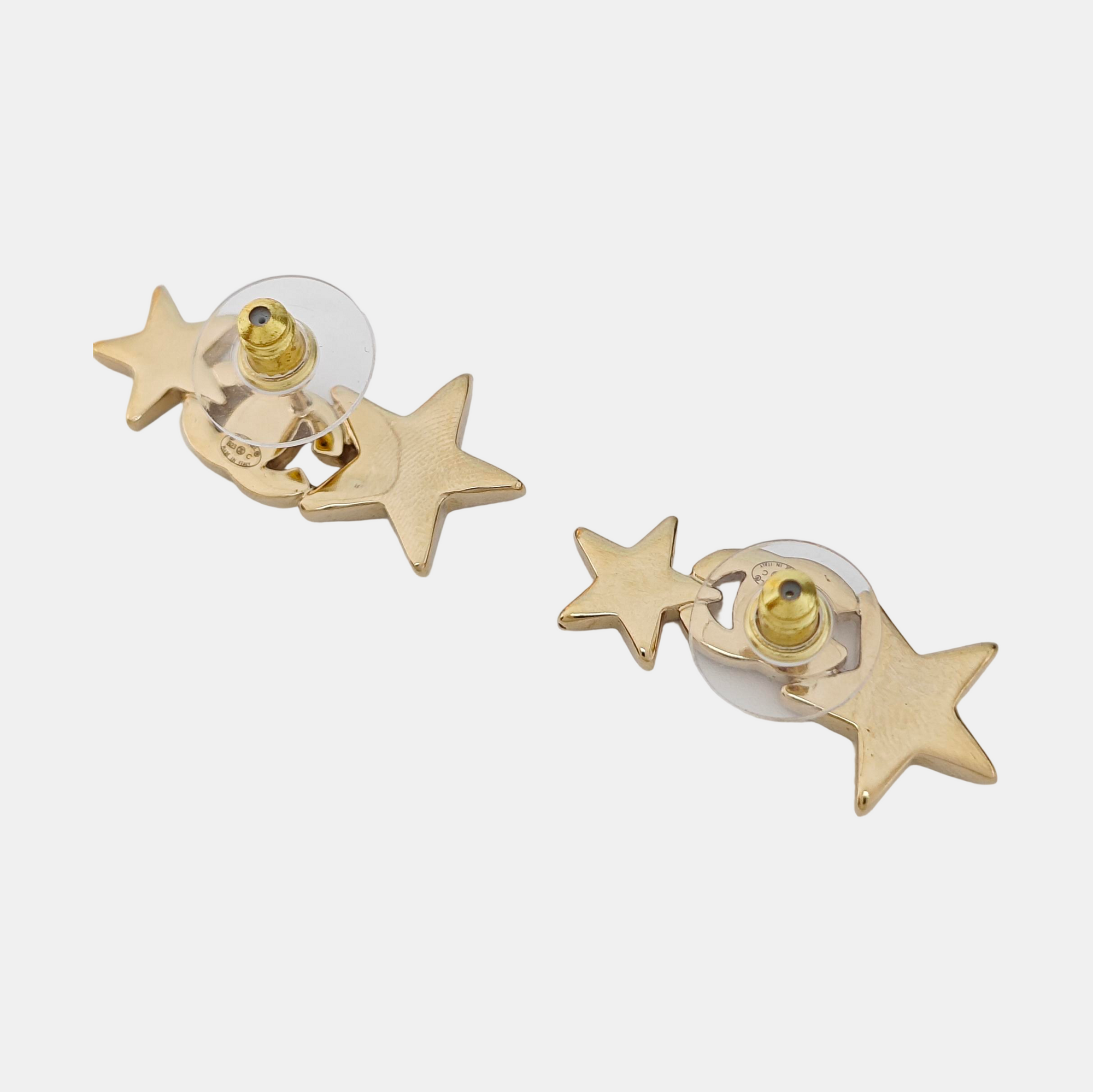 Metal Gold Stud Earrings