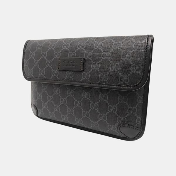Neo Vintage Monogram Coated Canvas Black