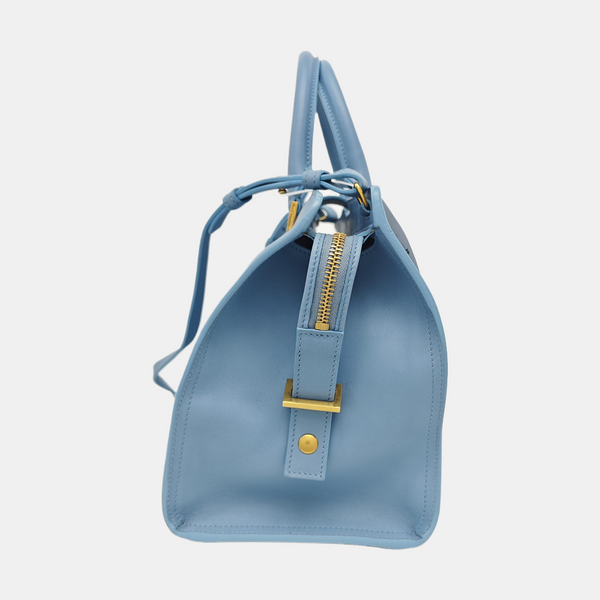 CHYC Y LIGNE Small Calfskin Blue