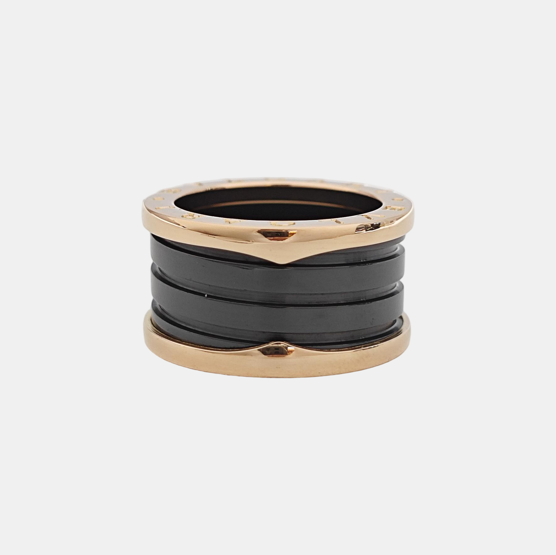 B.ZERO1 18k Rose Gold Ring EU 53