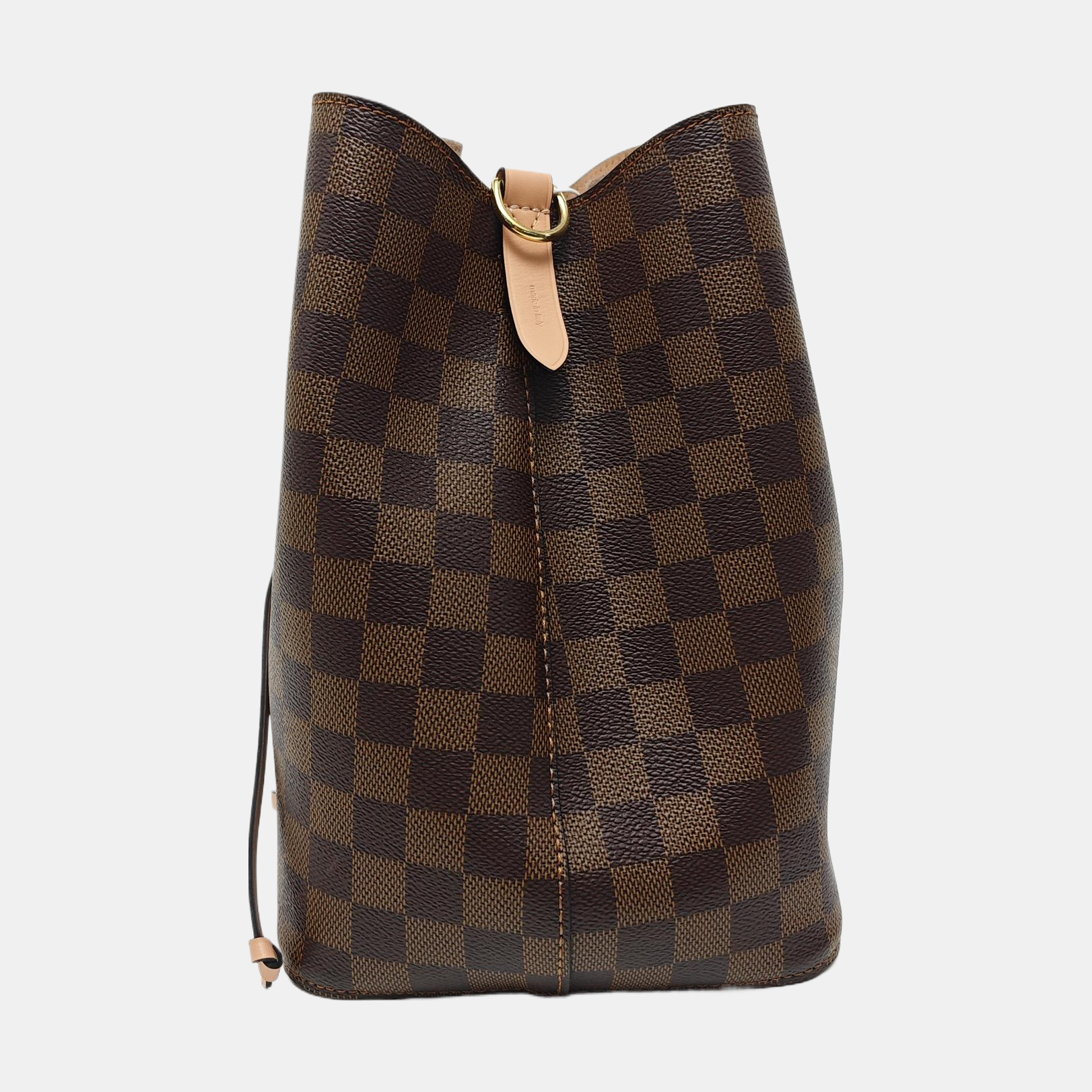 NÉONOÉ MM Damier Ebene Coated Canvas Brown