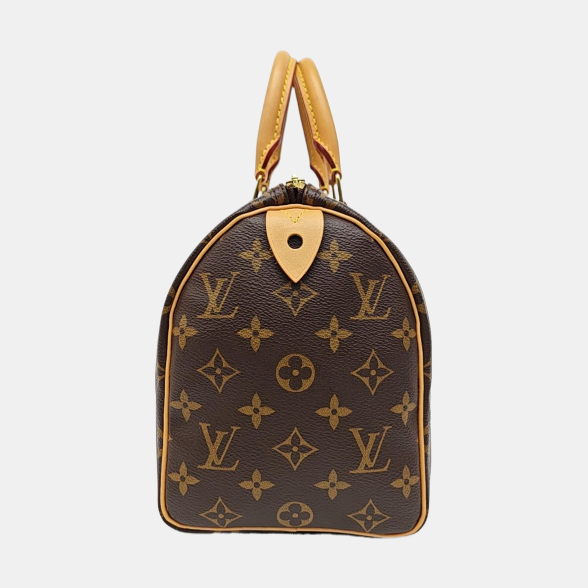 SPEEDY 25 Monogram Coated Canvas Brown