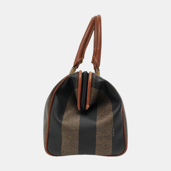 Pequin Coated Canvas Brown