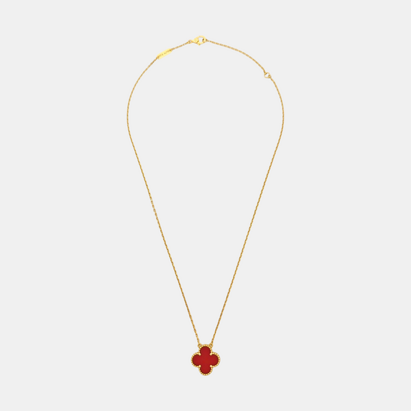 Vintage Alhambra 18k Gold Necklace