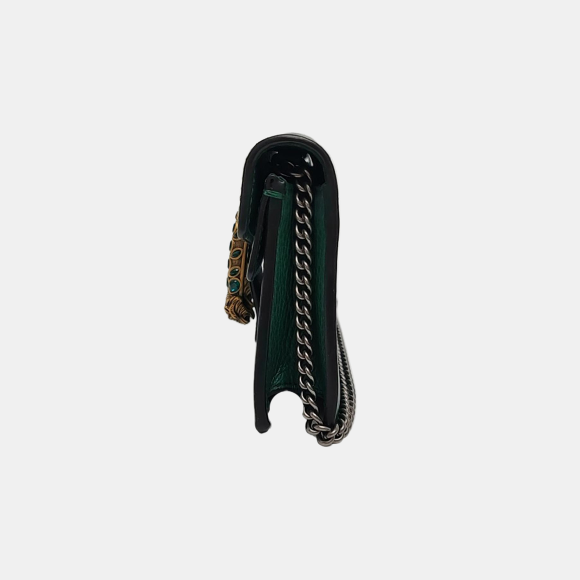 Authenticated pre-owned  Dionysus Super Mini Calfskin Green - Shoulder Bag at Looply