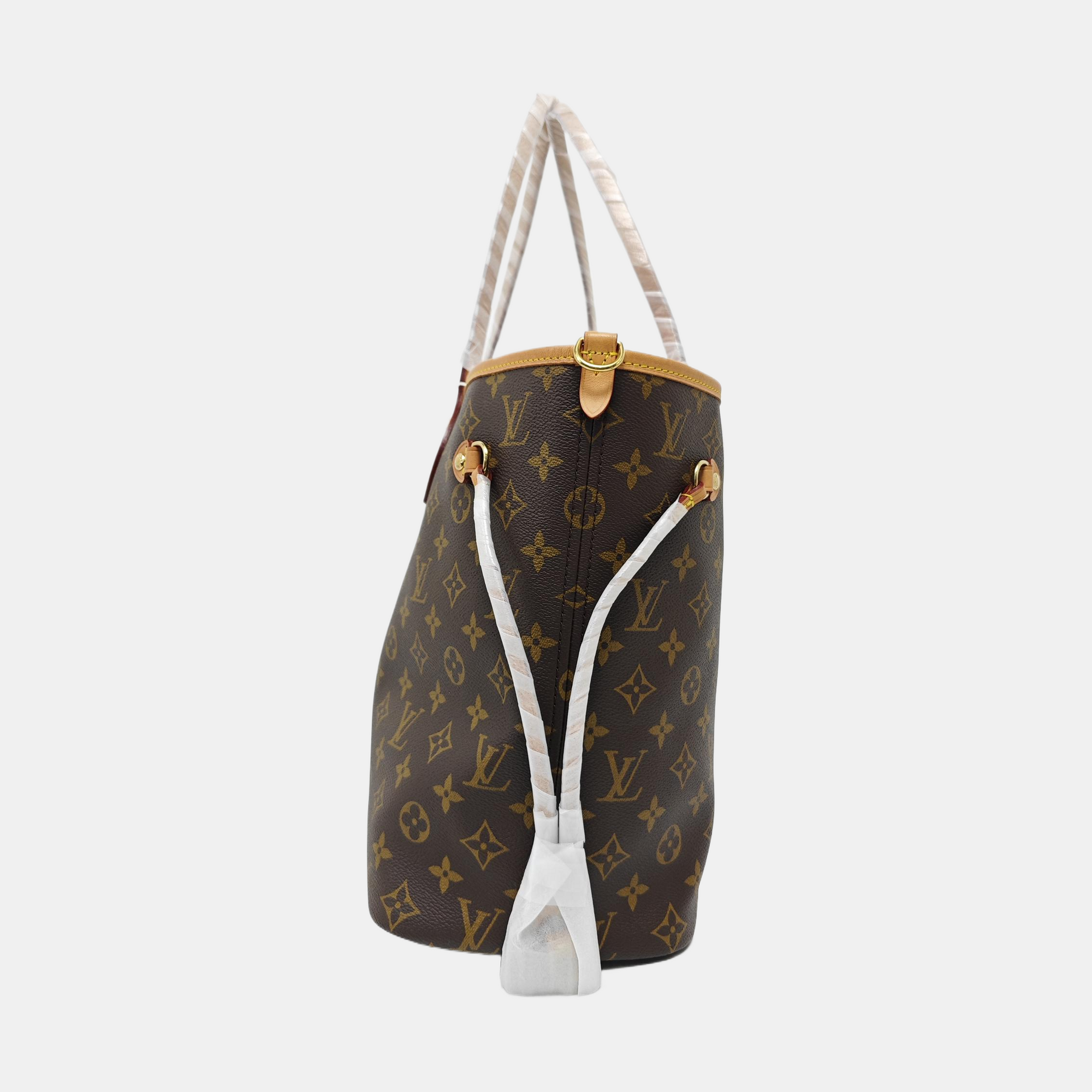 NEVERFULL INSIDE OUT MM Monogram Fabric Red