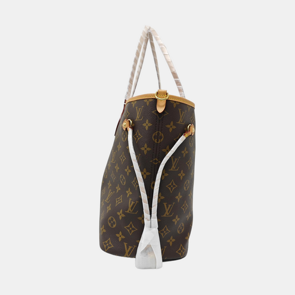 NEVERFULL INSIDE OUT MM Monogram Fabric Red