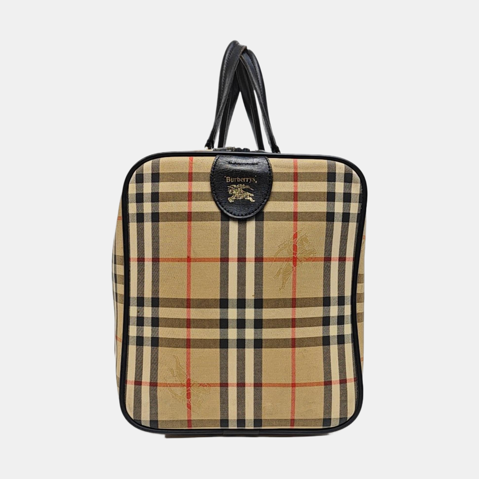 Canvas Top Handle Bag Beige