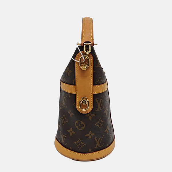 DUFFLE Monogram Coated Canvas Brown
